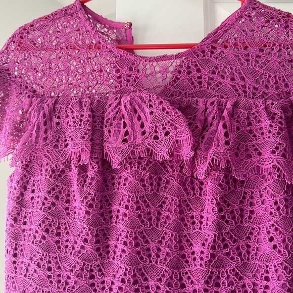 Trina Turk Copper Flower Dress - Picture 3 of 7